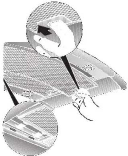 NEFF I89D55N0 - Desmontar y montar los filtros antigrasa metálicos: - 1