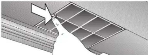 NEFF I89D55N0 - Removing the filter: - 1