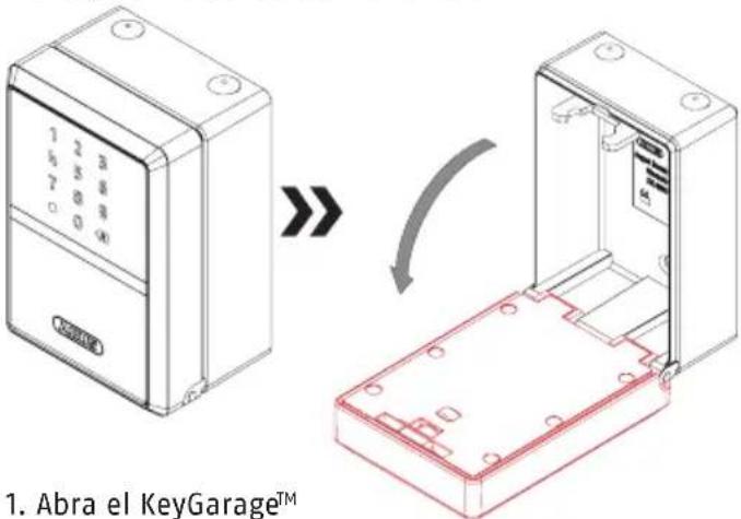 ABUS KeyGarage 797 - Montaje en la pared del 787 Smart-BT - 1