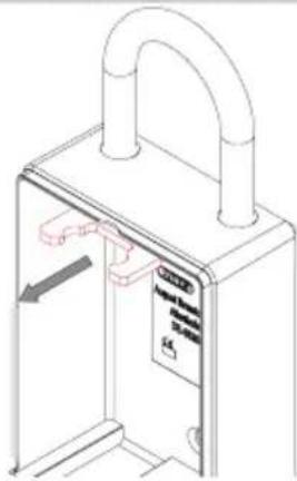 ABUS KeyGarage 797 - Mounting the shackle 797 Smart-BT / changing shackle - 6