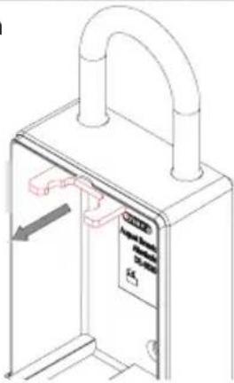 ABUS KeyGarage 797 - Sangan asennus malliin 797 Smart-BT, tai sangan vaihto - 6