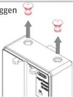 ABUS KeyGarage 787 - Verwijder de silicone-afdichtpluggen - 1