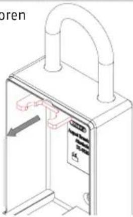ABUS KeyGarage 787 - Schuif de grendel weeer naar voren - 1
