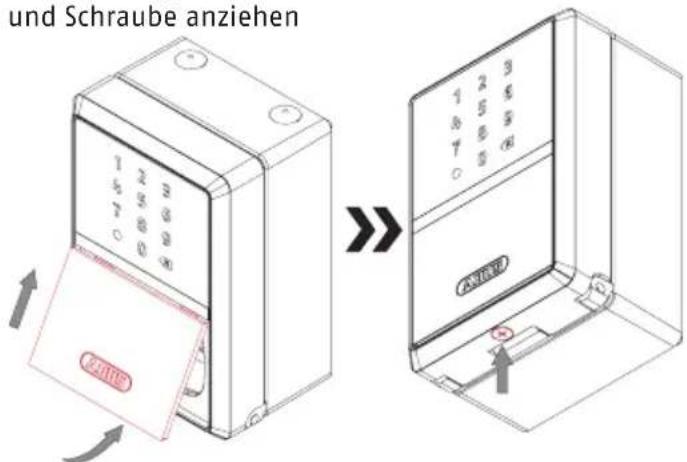 ABUS KeyGarage 787 - Batterien einlagen bzw. wechseln - 5