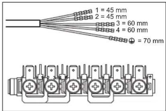 PROGRESS PHN23100X - Raccordement du bornier - 1