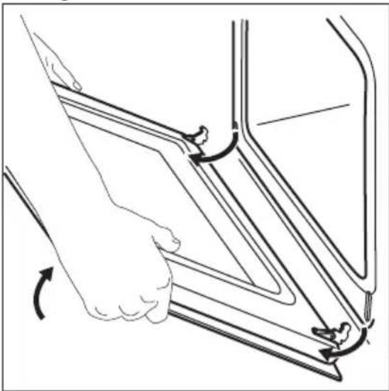 PROGRESS PHD34100X - Nettoyage de la porte du four - 5