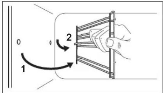 PROGRESS PCN43100X - Retrait des supports de grille - 2