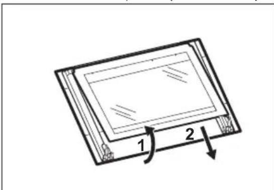 PROGRESS PBN43100X - Nettoyage de la porte du four - 9
