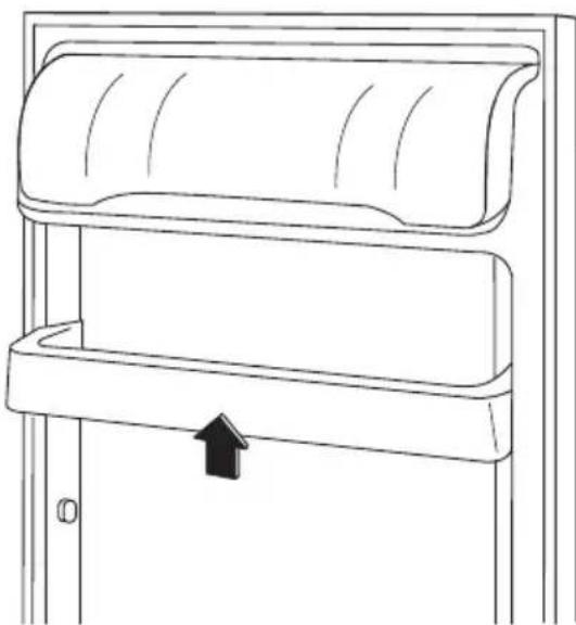 PROGRESS PK0840 - Positioning the door shelves - 1