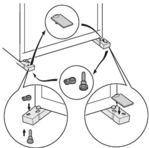 PROGRESS PK0840 - Réversibilité de la porte - 2