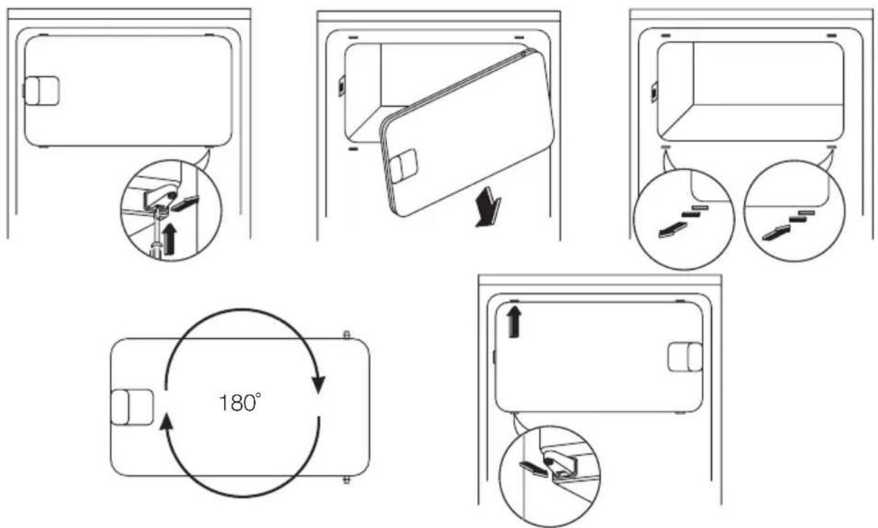PROGRESS PK0840 - Reversibility of the freezer door - 1