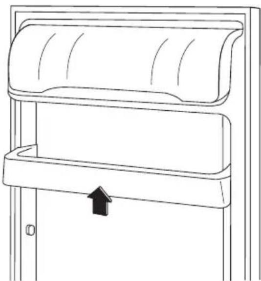 PROGRESS PK0800 - Positioning the door shelves - 1