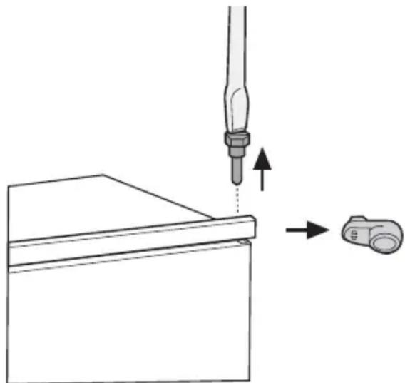 PROGRESS PK0800 - Réversibilité de la porte - 1
