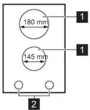 PROGRESS PAS3100E - Indeling kookplaat - 1