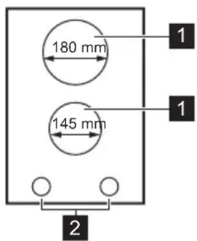 PROGRESS PAS3100E - Description de la table de cuisson - 1