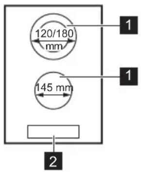 PROGRESS PAS3000E - Cooking surface layout - 1