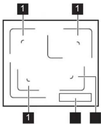 PROGRESS PAS6065E - Description de la table de cuisson - 1