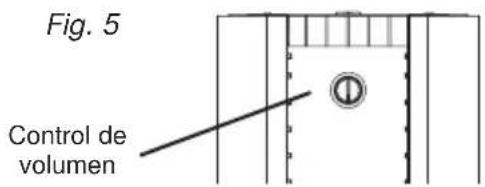Fig. 5 Control de volumen