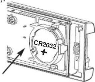 FRIEDLAND D912S Libra+ - Hetplaatsen van de batterij voor de belknop/omvormer - 1