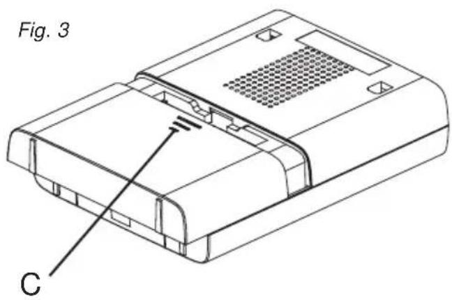 FRIEDLAND D912S Libra+ - Fit the chime batteries - 1