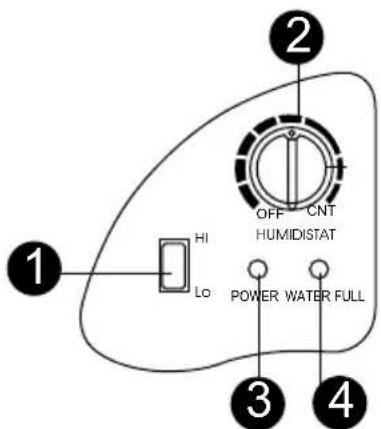 Master DH 711 - Kontrolni panel - 1