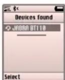 JABRA BT110 - Reglez vous telèphone Bluetooth pour « détecter » le Jabra BT110 - 2