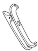 JABRA BT200 - Attaching the charging cradle clip - 1