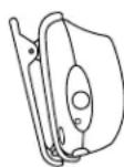 JABRA BT200 - Attaching the charging cradle clip - 1