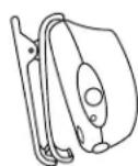 JABRA BT200 - Attaching the charging cradle clip - 3