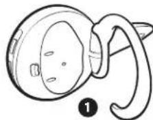 JABRA BT100 - Plaatsing van de headset over uwoor - 1