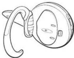 JABRA BT100 - Brug af headsettet pa horeller venstre ore - 1