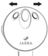 JABRA BT100 - Kaiuttimen äenvoimakkuus ja äenvoimakkuuden säätopainikkeet - 1