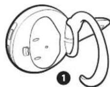 JABRA BT100 - Placing the Headset on your Ear - 1