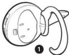 JABRA BT100 - Colocacion del auricular en la oreja - 1