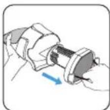 ROWENTA Air Force AC9133 - Clean the foam filter. - 1