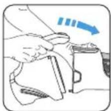 Töm dammbehällaren 1