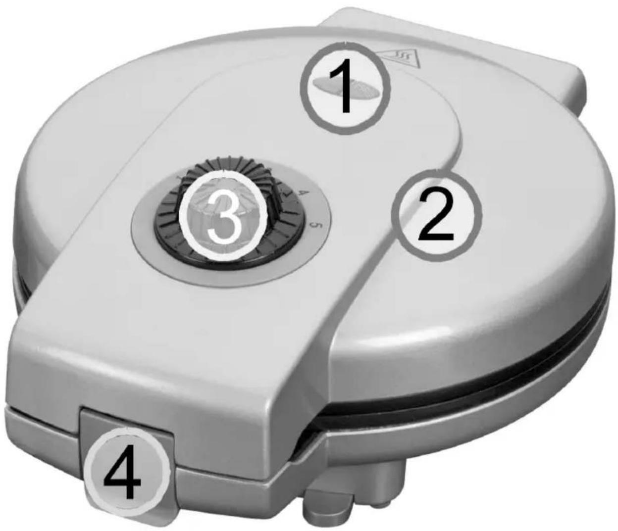 BOMANN HA 5009 CB - Übersicht der Bedienelemente - 1