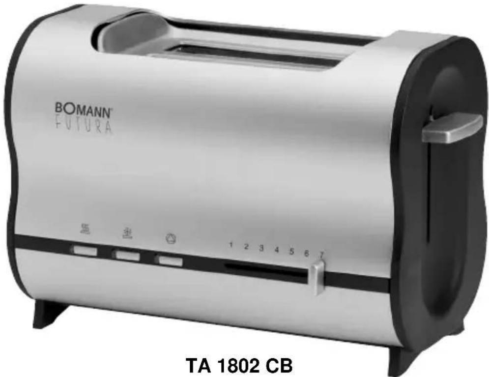 BOMANN TA 1802 CB - Toastautomat - 1