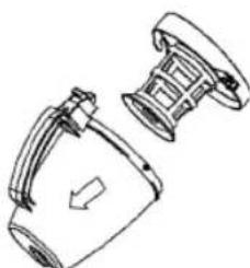 BOMANN BS 986 CB - Entleeren des Staubbehalters - 1