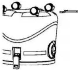 BOMANN BS 981 CB - Attaching the Castors - 1