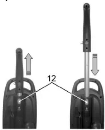 BOMANN BS 984 CB - Poignée/ Tube téléscopique - 1