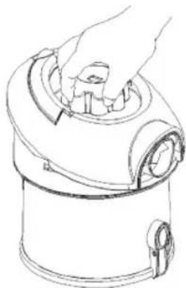BOMANN BS 979 CB - Entleeren des Staubbehälters - 1