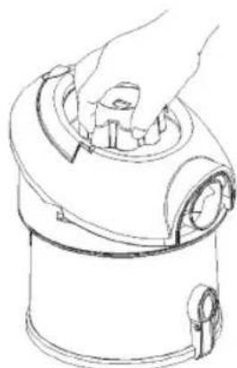 BOMANN BS 979 CB - Limpieza del elemento fi ltrante - 5