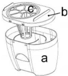BOMANN BS 980 CB - Demontere støvbeholder og fi Iter - 2