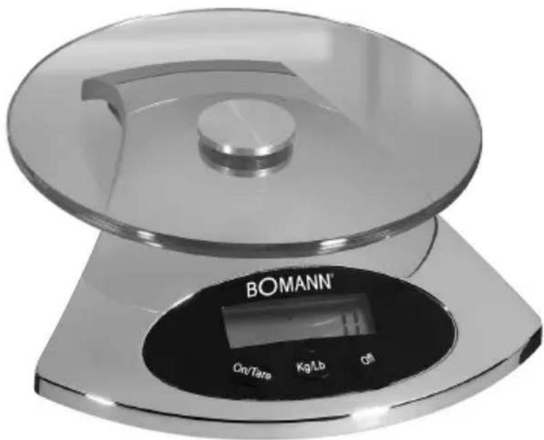 BOMANN KW 1411 - Digital-Küchenwaage - 1