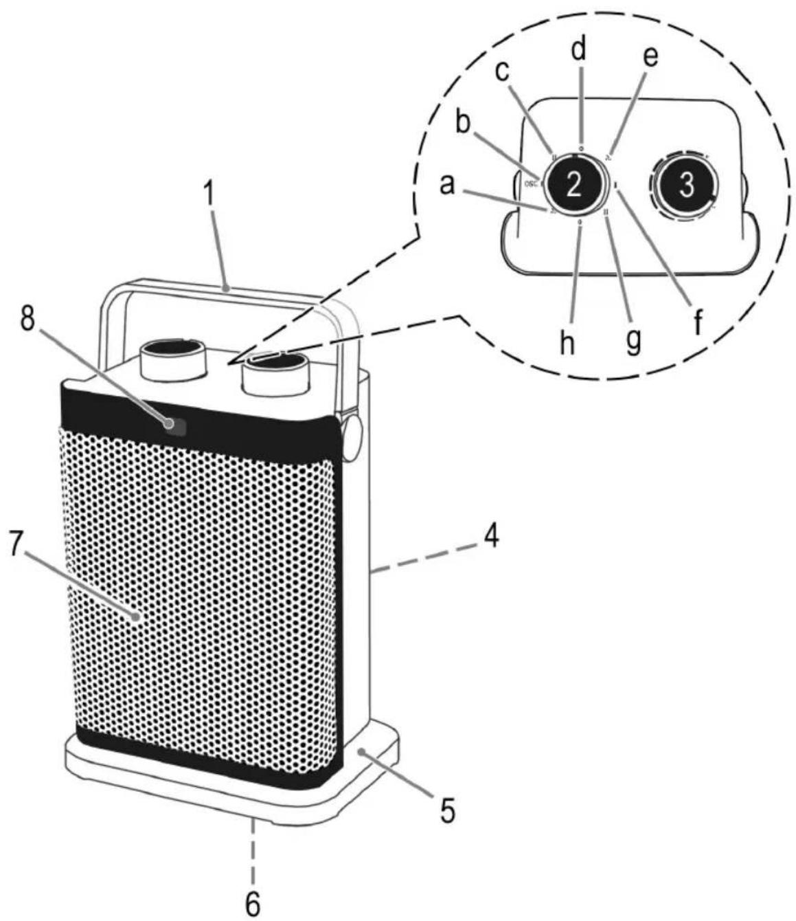 BOMANN HL 1097 CB - Übersicht der Bedienelemente - 1