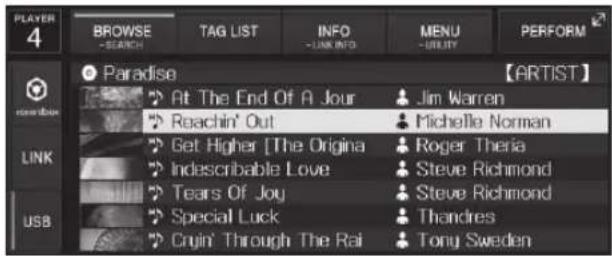 PIONEER XDJ1000 - Riproduzione di supporti collegati o insertiti in questa unità - 1
