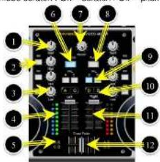 HERCULES VirtualDJ 7 LE 4Mx - Contrôles de mixage - 1
