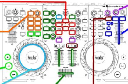 HERCULES VirtualDJ 7 LE 4Mx - Contrôles de préécoute - 1