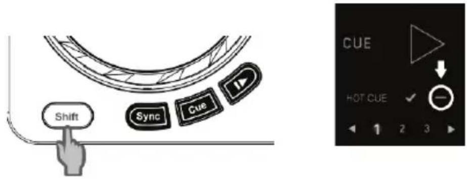 HERCULES Universal DJ - Sélectionnez le mode CUE. - 2
